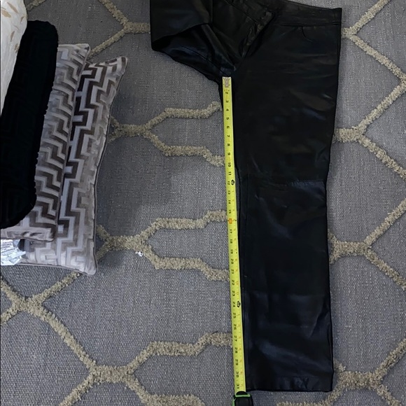 Saks Fifth Avenue Leather Pants - Picture 8 of 8